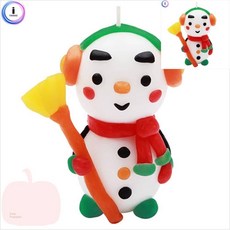 MP 눈사람 양초만들기 양초재료, 1개