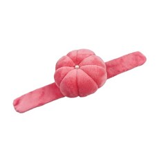 YSSHOP 손목 호박 핀쿠션 밴드 바느질 바늘 쿠션 바느질 용품 및 액세서리 휴대용 착용형 핀쿠션, 벨벳, 수박 레드