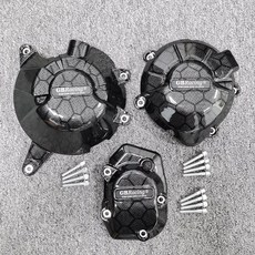 KAWASAKI 川崎 Z900 2017-2023 Z900SE 碳纖維保護蓋 引擎防摔水轉印, 蜂窩狀, 1個