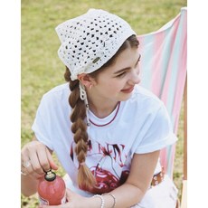 OTZ 니트 헤어 스카프 아이보리 FLOTFA2S21 311868