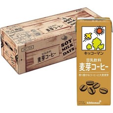 일본 기꼬만 두유 몰트 커피맛 200ml 30팩 496053