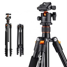 카메라 DSLR 삼각대 여행용 경량 가벼운 브이로그 삼각대 KF09.080V1, 1개