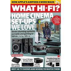 당일발송 What Hi Fi Sound Vision Uk 2022년4월호 (오디오 전문 잡지 왓 하이파이 Home Cinema Set-Ups We Love) Uk2022년4월호