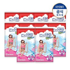 하기스 물놀이팬티 5단계 2매X10팩 남 여 택1
