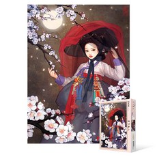 월하미인 조각퍼즐 1000피스 직소 95048pc 1(PC), 1개