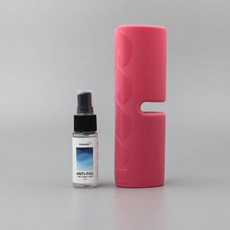 HOOG 실리콘말랑케이스+VITACROO 수경 안티포그 김서림방지 스프레이 20ml SET, 코랄핑크케이스+ VITACROO 안티포그 20ml, 1개