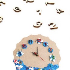 숫자 팬시우드 시계놀이