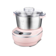 【東日家電】全自動家用和面機 包子皮餃子 溫恒發酵 揉面機 多功能攪拌機 面包機, 粉色5L