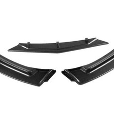 마쯔다 악셀라 자동차 앞 범퍼 스포일러 립 바디 키트 가드 부품, 3. Carbon Fiber Look, 기본