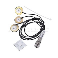 Guitar Parts Sound Pure Bass 듀얼 센서 4현 어쿠스틱 베이스 기타 픽업 잭 포함 2343713, Guitar Parts Sound Pure Bass 듀