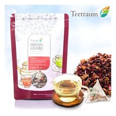 teetraum 과일믹싱티 스트로베리 30티백, 30개입