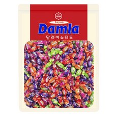 다파니 담라 어소티드 소프트캔디 대용량 간식 개별포장 200개입, 200개