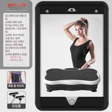 플렉스몰 덜덜이 가정용 바디슬리머 실버블랙 다이어트, 터치화이트 블루투스 저항 밴드+땀 벨트 포함, 기본 모델명/품번