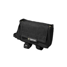 TOP 탑 상의eak TriBAG 백 프레임 바이크 백 (라지) - 패딩 처리된 메인 수납 공간이 있는 상단 튜브 장착 보관 파우치 이중 사이드 포켓 및 이동 중에도 쉽게 접, Large W/ Rain Cover