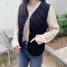 T DAILY 女款休閒堅固絎縫背心