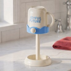 베네룸 거꾸로 양치컵 세트 칫솔꽂이, 1세트, 블루