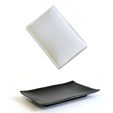 대형 멜라민 사각 후식접시 반찬접시 생선접시 디저트접시 블랙 8호 30cm, 멜라민 대형 사각 반찬접시 생선접시, 1개, 상세페이지 참조