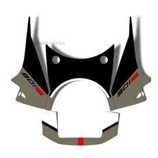 스티커 스크래치 방지 데칼 보호 탱크 매트, 1개, 12. camouflage green