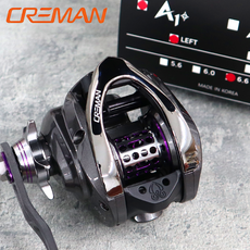 크레만 에이원플러스 A1+ 110g 초경량 쭈꾸미 갑오징어 베이트릴, 지깅핸들 6.6 좌핸들