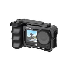 Nitze DJI Osomo ActiON 온 6용 스트리트 스냅 그립 키트 액션 6 금속 케이지가 있는 Xplorer 그립 키트 인체 공학적 스트리트 핸들 손목 스트랩 및, Nitze DJI Osomo ActiON 온 6용 스트