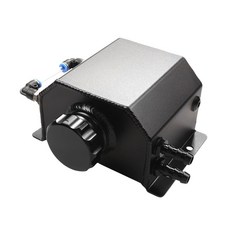 1L 2L 라디에이터 부품 자동차 오버플로 복구 범용 냉각수 탱크, Bla 1L, 1개