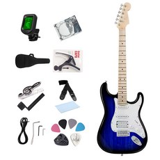 케이투엠 입문용 일렉 기타 G201, 블루, 1개