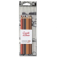 콘테 Sanguine 6색 스케치 연필세트 CT50107, 1개