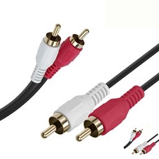 RCA 2선 케이블 2RCA M M 1.5M