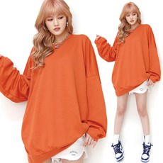 통통마녀 ] 시밀러 박스 맨투맨 7 컬러 4XL / 남여공용 /오버사이즈 [ 기모 포함 판매 ]