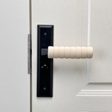 門把手保護套 防撞防靜電可愛造型拉手套, 奶白基礎款(1個裝)