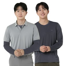 아소트 남성 쿨링 냉감티셔츠 기능성 긴팔 스포츠 골프웨어 등산 작업복 이너티
