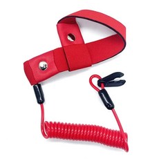 보트 선외 스위치 엔진 모터 랜야드 킬 긴급 정지 단추 안전 커넥터 코드 야마하 스즈키 혼다와 호환 가, 01 빨간, 1개