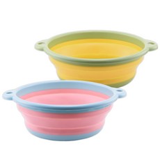긱보드 투톤 휴대용 폴딩 다용도 대야 L, 2P