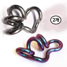 스트레스해소 연결형 피젯토이 향상두뇌 집중력 손장난감, 2개, D09