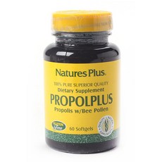 Natures Plus 蜂膠軟膠囊, 1個, 60粒