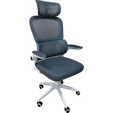 人體工學透氣網布辦公椅 可調節腰靠 學生職員適用, 982白色(一單限1張勿搭小物)