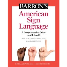 American Sign Language: A Comprehensive Guide to ASL 1 and 2 with Online Video Practice Paperback, Barrons Educational Series