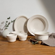 시라쿠스 뉴욕 백지 파스타볼 양식세트 6p, 1개