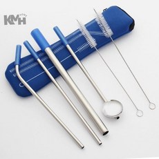 스텐 빨대 6종 스테인레스 텀블러 환경보호