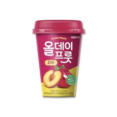 올데이프룻 자두, 250ml, 6개