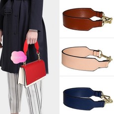 手提包皮革短揹帶 黑色荔枝紋減壓寬肩揹帶 女士包包改造配件, 黑色-平紋,41*3.8CM, 1個