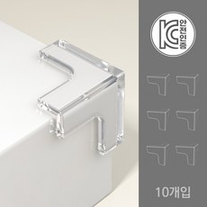 아트위브 도톰한 소프트 충돌방지 코너 가드 투명 모서리 보호대, T형, 10개