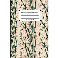 PATTERN 패턴s Composition Notebooks 160 Pages 6" x 9" Ruled Paper A Bamboo Shoots 패턴 COVER 오버s, PATTERN 패턴s Composition Notebo
