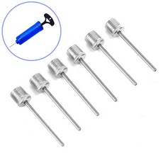 공기주입 바늘 공 바람 넣는 핀 에어펌프 축구공 공기주입기 노즐 6개, 단일수량