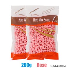 왁스 히터 기계용 왁싱 원두 탈모 바디용 하드 유럽 브라질, 4. 200g-Rose