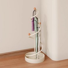 軌跡雨傘架，鐵藝烤漆工藝，收納簡約，居家玄關擺設, 杏色,收納3-5根雨傘, 1個