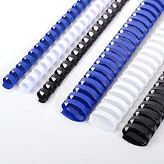 현대오피스 플라스틱링 6mm1BOX-100개(25매이내제본), 검정