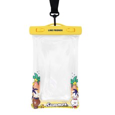 LINE FRIENDS 氣囊手機防水袋 夏日系列, 1個