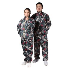 男女防塵工作服 耐磨透氣分體勞保服 寬鬆版防護衣 工廠車間 易洗易幹, 1個, 玫瑰 領子款 ,中號130-170斤 可穿