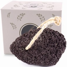내추럴 엘리펀트 발 각질 제거용 부석 | 화산 용암석 굳은살 Natural Elephant Pumice Stone for Feet | Volcanic Lava Rock Callus, 단일 부석, 1개